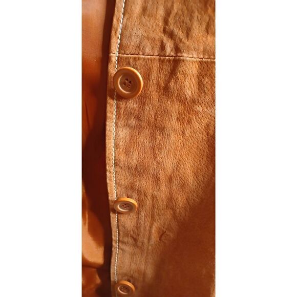 Vintage Women's size medium suede leather Jennyfer.J jacket nwt - Picture 3 of 5